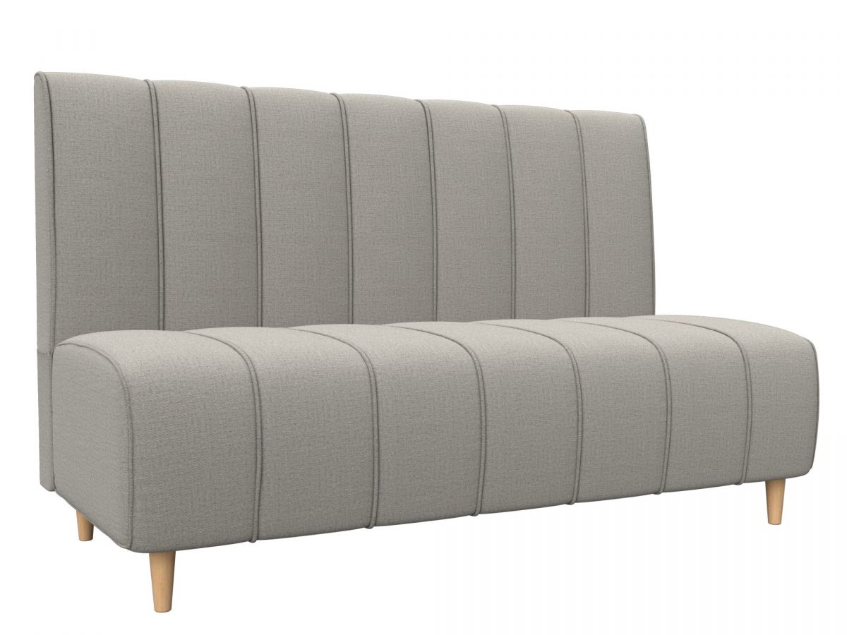 123893 Диван кухонный прямой Ральф | рогожка | амур бежевый