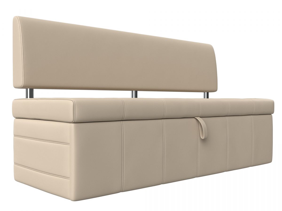 115988 Диван кухонный прямой Стоун | экокожа | бежевый
