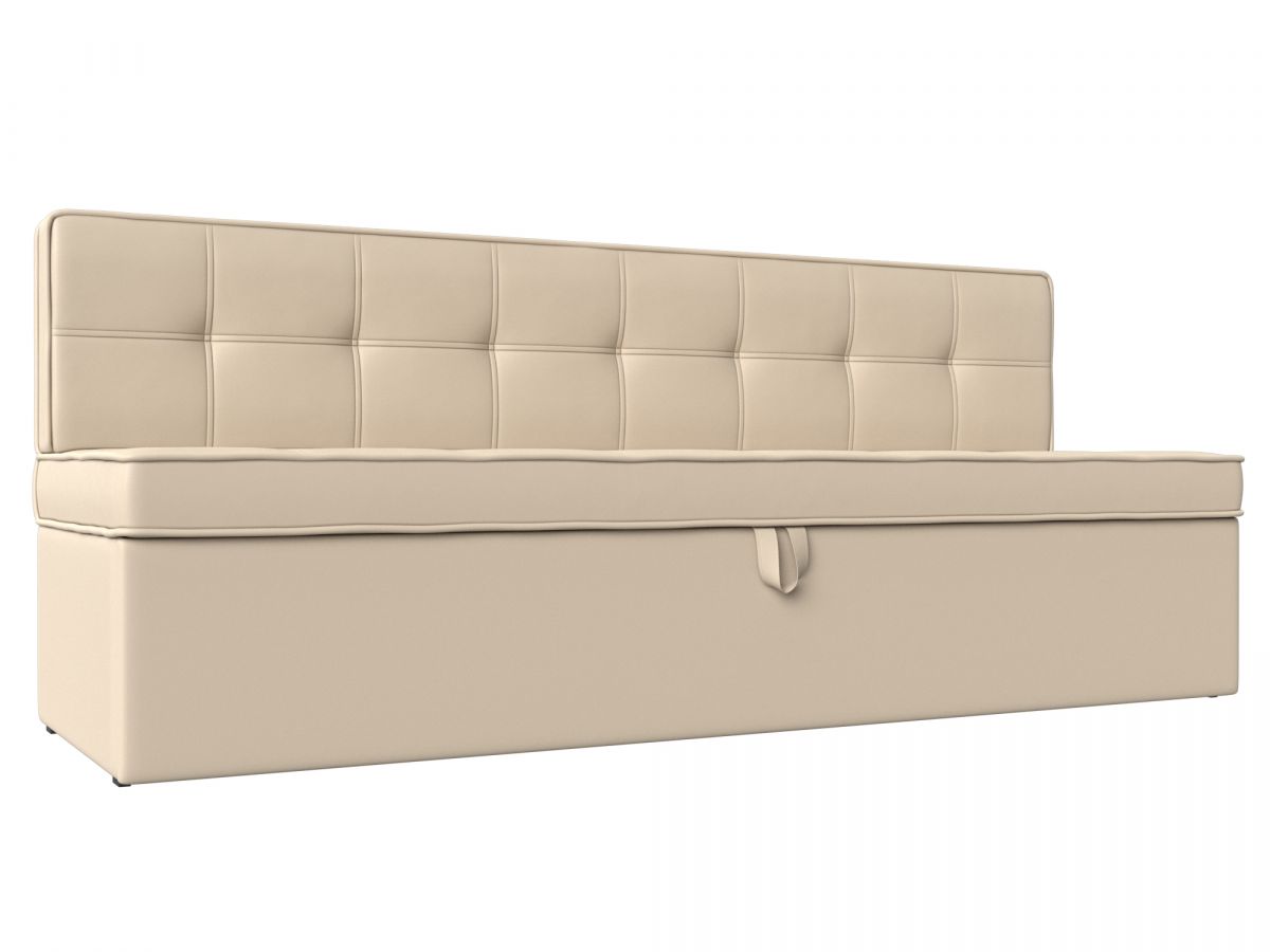 113117 Диван кухонный прямой Техас | экокожа | бежевый