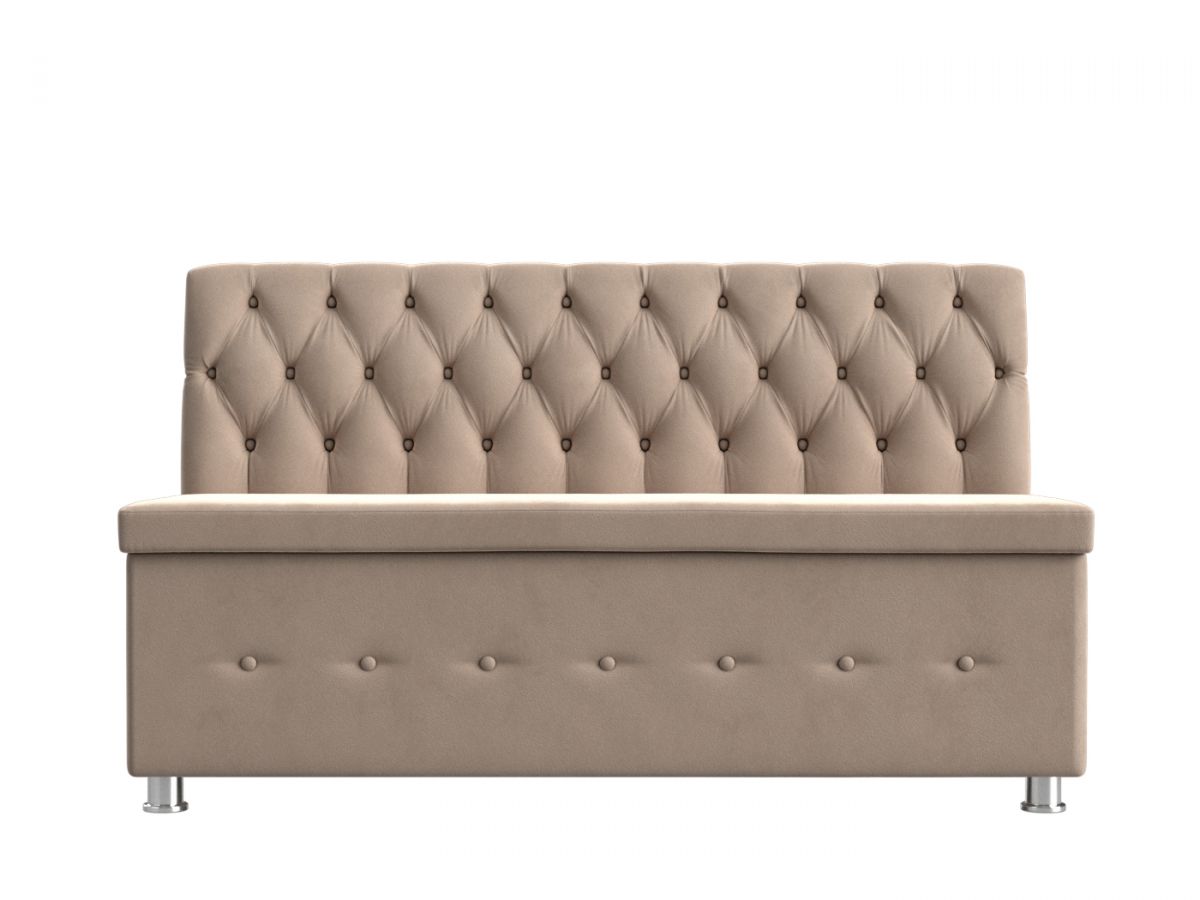 108760 Диван кухонный прямой Вента | велюр | бежевый