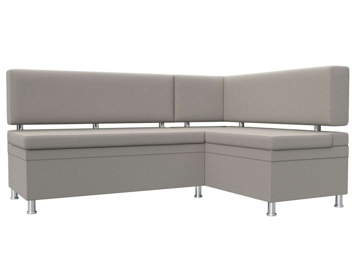 122524 Диван кухонный угловой Стайл правый угол | рогожка | амур бежевый