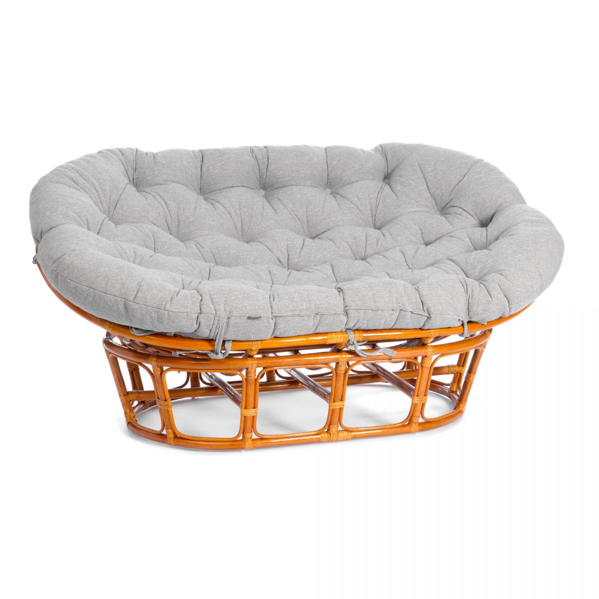 Диван MAMASAN-МАМАСАН 23-02 W -с подушкой- 169х102х80 см, Honey (мед), матрац 182х119 см, ткань серо