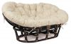 Диван MAMASAN-МАМАСАН 23-02 W -с подушкой- подушка 182х119 см, 169х102х80 см, Antique brown (античны - 10
