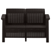 Диван пластиковый RATTAN Luxe арт.ЭП 646989 3х местный (коричневый) - 12