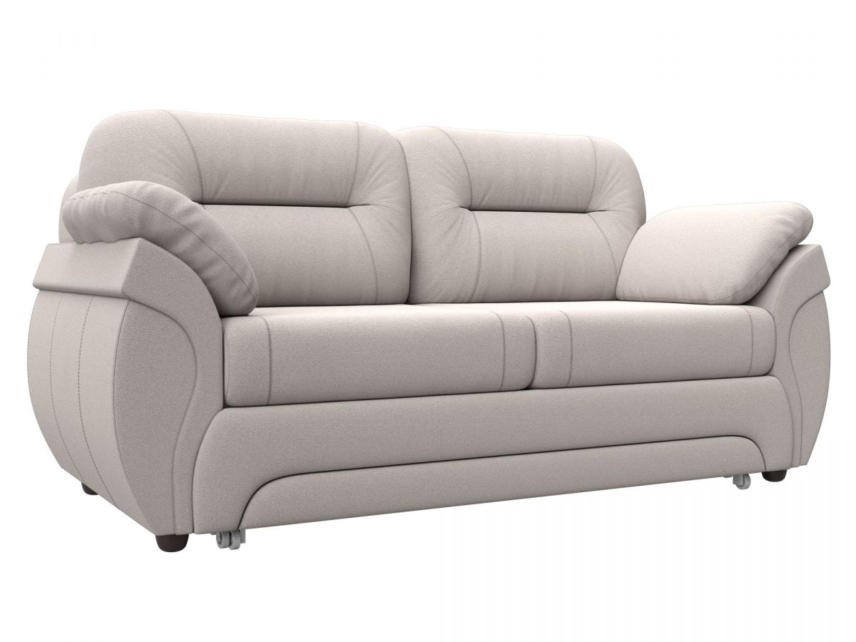 127492 Диван прямой Бруклин | замша | joly 05 бежевый