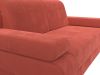 105869 Диван прямой Денвер | микровельвет | коралловый - 4