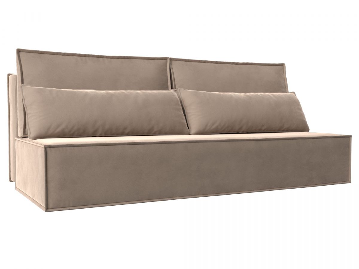 114495 Диван прямой Фабио Лайт | велюр | бежевый