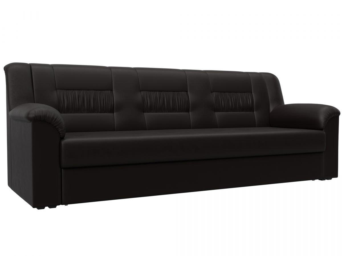 126522 Диван прямой Карелия | экокожа | grifon 12 коричневый