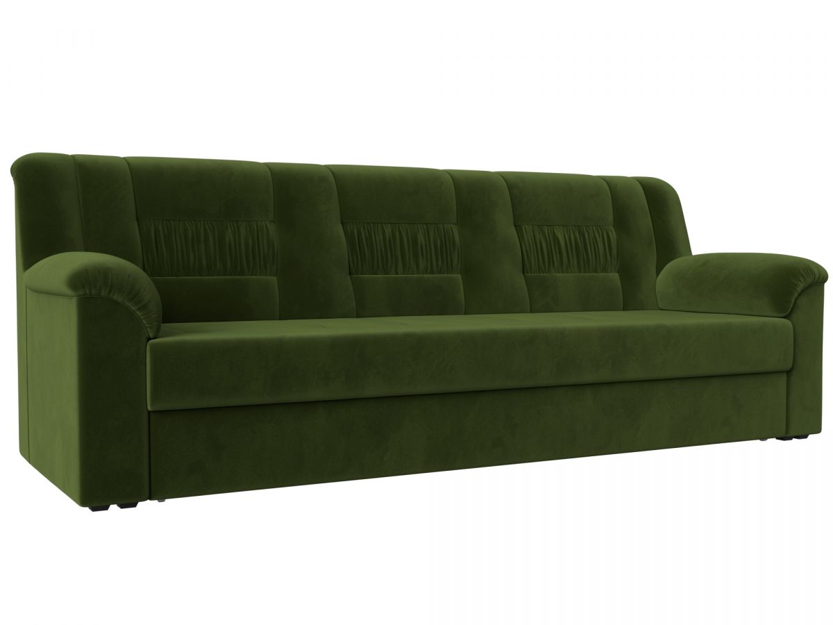 113327 Диван прямой Карелия | микровельвет | зеленый
