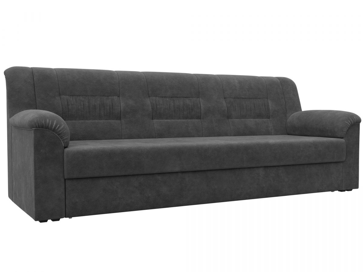 126517 Диван прямой Карелия | велюр | brut 16 темно-серый