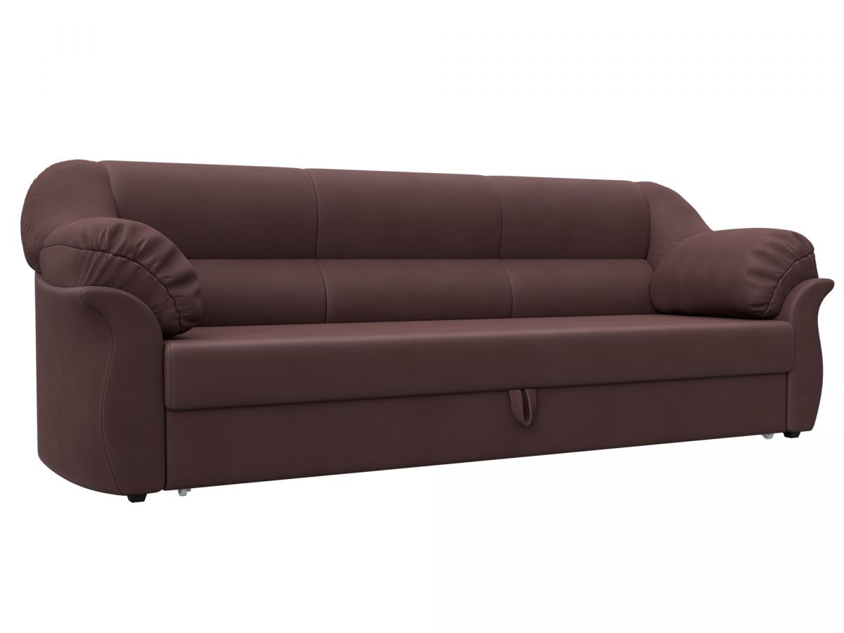 126550 Диван прямой Карнелла | замша | joly 09 бордовый