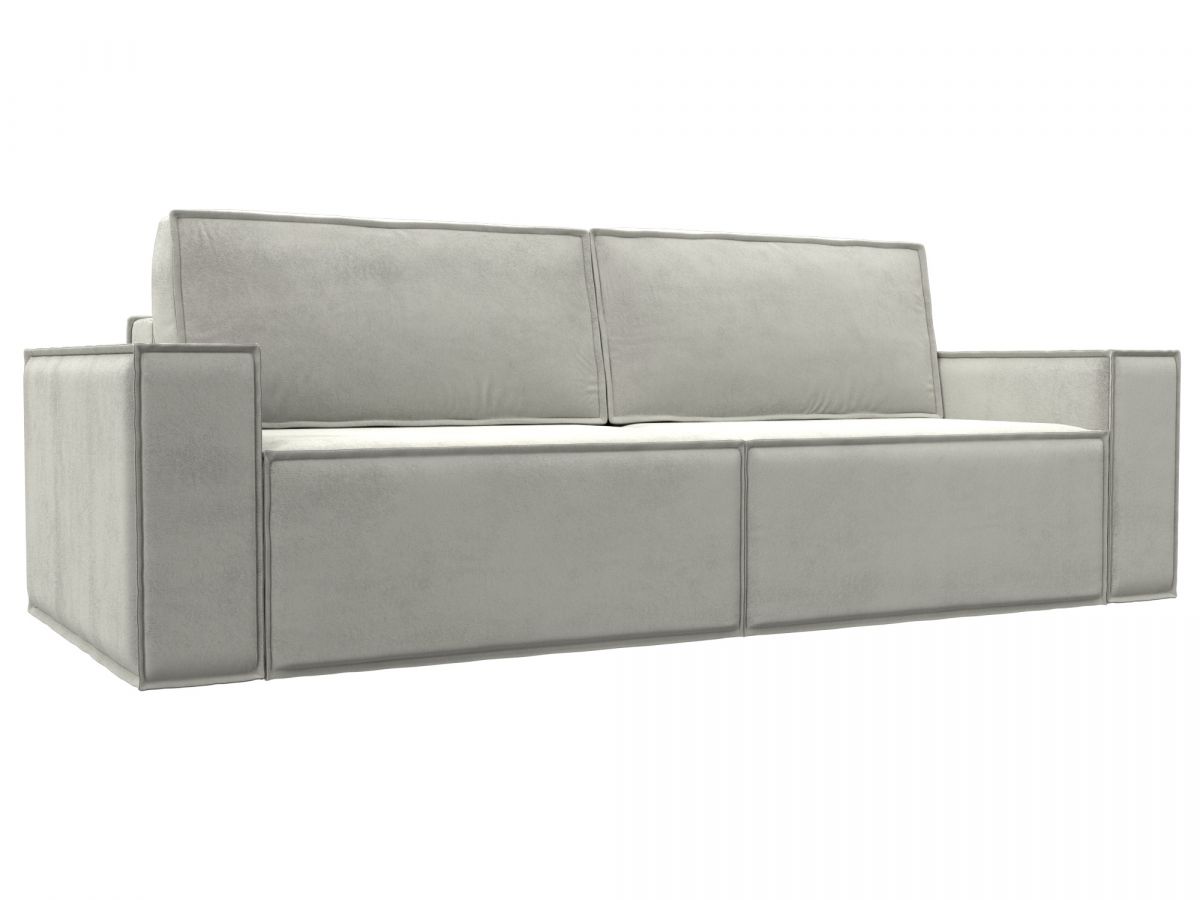 126564 Диван прямой Куба | велюр | tower 01 серый
