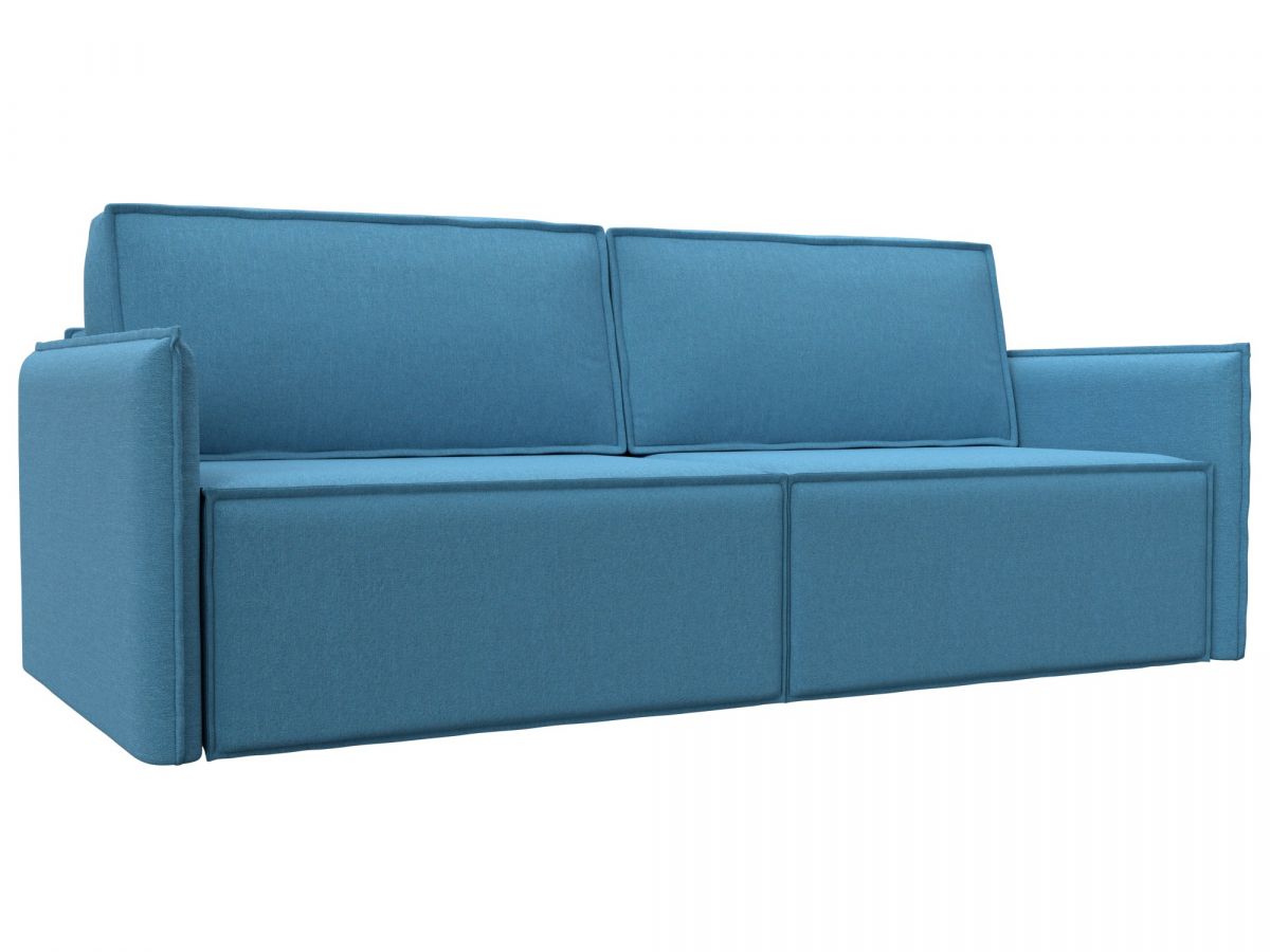 123306 Диван прямой Либерти | рогожка | амур голубой