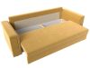117250 Диван прямой Лига-005 | микровельвет | желтый - 6