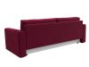 117330 Диван прямой Лига-006 | микровельвет | бордовый - 8