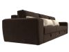 119058 Диван прямой Лига-008 Long | микровельвет | коричневый, бежевый - 3