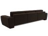 119051 Диван прямой Лига-008 Long | микровельвет | коричневый - 5