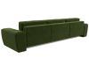 119046 Диван прямой Лига-008 Long | микровельвет | зеленый, бежевый - 5