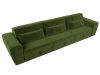 119043 Диван прямой Лига-008 Long | микровельвет | зеленый - 6