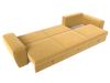 119041 Диван прямой Лига-008 Long | микровельвет | желтый, коричневый - 9