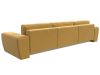 119039 Диван прямой Лига-008 Long | микровельвет | желтый - 5