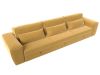 119039 Диван прямой Лига-008 Long | микровельвет | желтый - 6