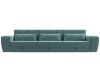 119000 Диван прямой Лига-008 Long | велюр | бирюзовый - 2