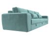 119000 Диван прямой Лига-008 Long | велюр | бирюзовый - 4