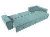 119000 Диван прямой Лига-008 Long | велюр | бирюзовый - 9