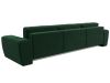 119008 Диван прямой Лига-008 Long | велюр | зеленый - 5