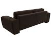 118616 Диван прямой Лига-008 | микровельвет | коричневый, бежевый - 6