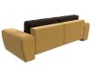 118601 Диван прямой Лига-008 | микровельвет | желтый, коричневый - 6