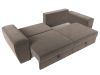 118571 Диван прямой Лига-008 | велюр | коричневый - 9