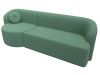 124183L Диван прямой Лига-027 угол левый | рогожка | амур зеленый - 5