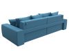 125944 Диван прямой Лига-028 | рогожка | амур голубой - 6