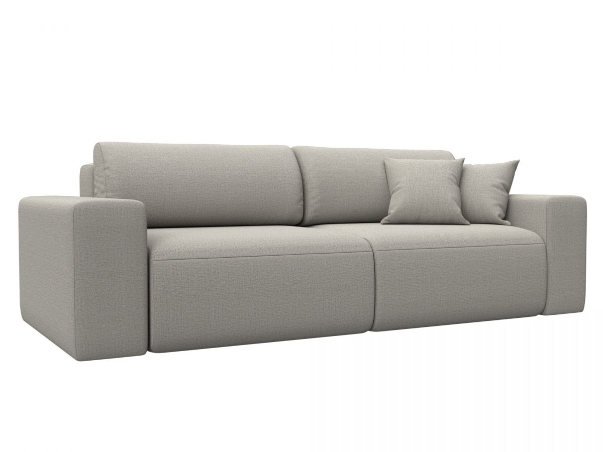 124717 Диван прямой Лига-036 НПБ Классик | рогожка | амур бежевый