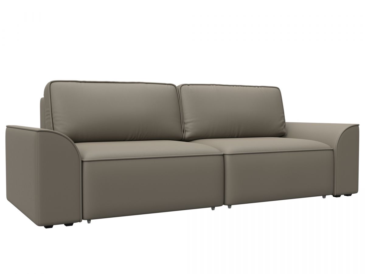 128224 Диван прямой Лига-048 НПБ | экокожа | grifon 04 бежевый