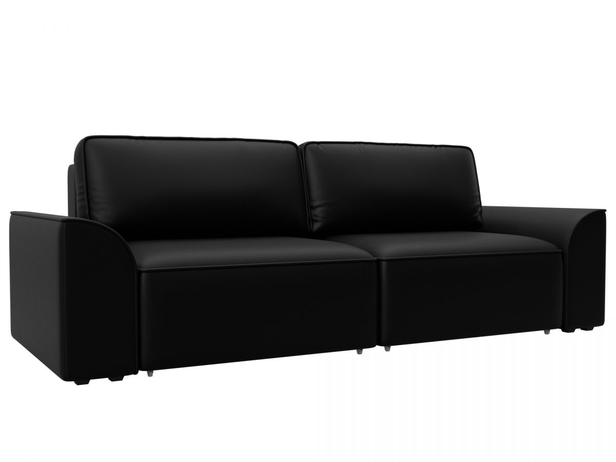 128227 Диван прямой Лига-048 НПБ | экокожа | grifon 18 черный