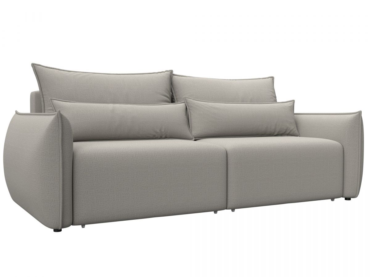 128620 Диван прямой Лига-051 НПБ | рогожка | амур 02 бежевый