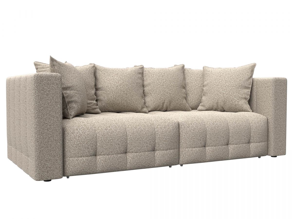 128757 Диван прямой Лига-052 НПБ | велюр | ness 04 бежевый