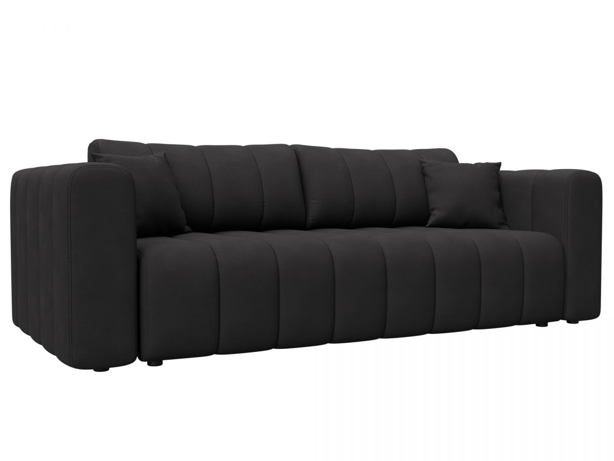 130282 Диван прямой Лига-062 НПБ | замша | замша joly 08 коричневый