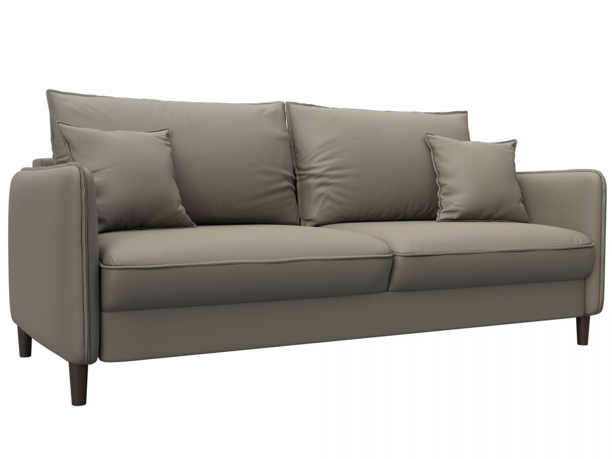 129927 Диван прямой Лига-064 НПБ | экокожа | grifon 04 бежевый