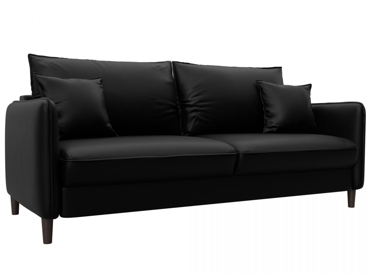 129929 Диван прямой Лига-064 НПБ | экокожа | grifon 18 черный