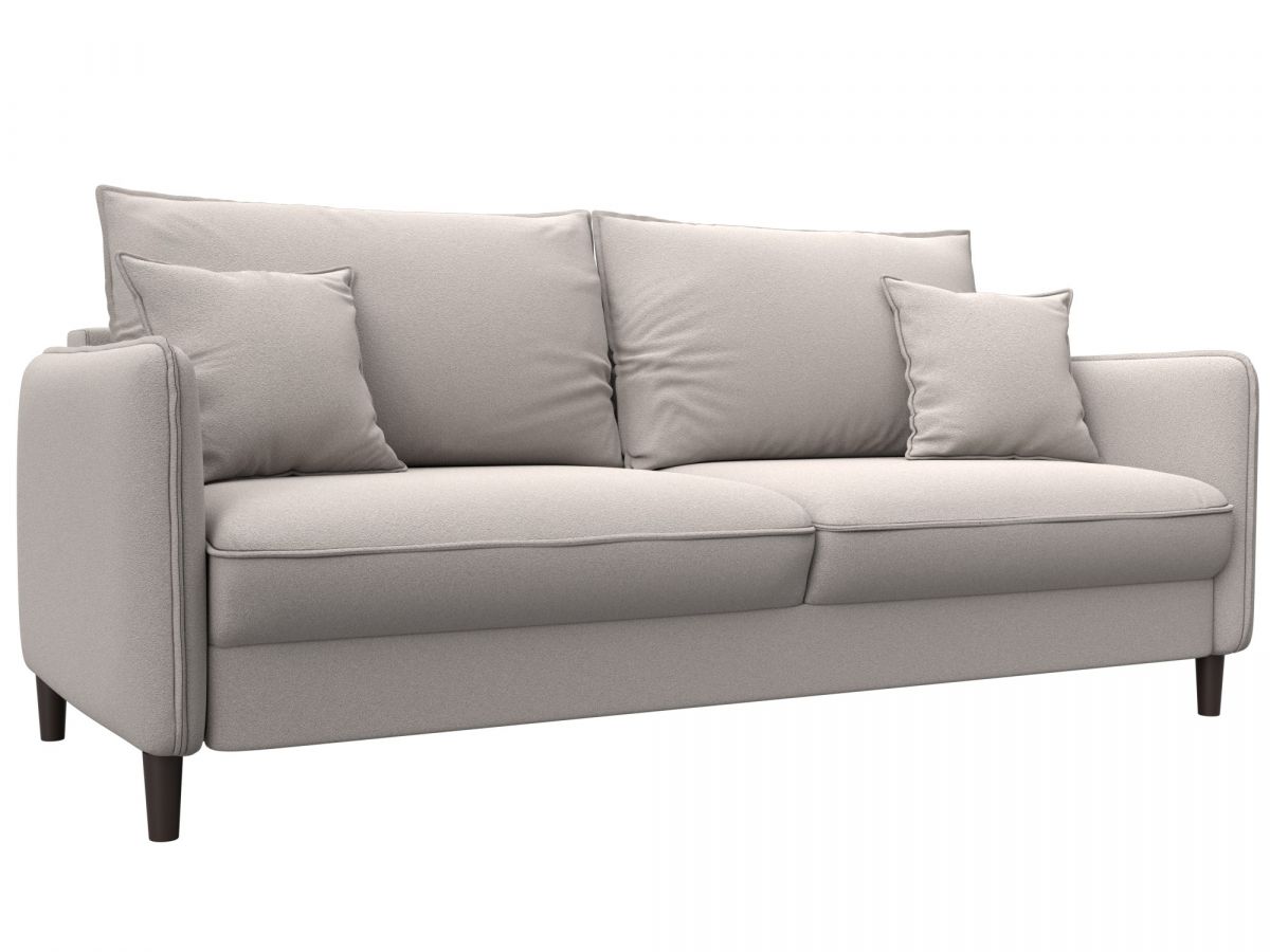 129620 Диван прямой Лига-064 НПБ | замша | joly 05 бежевый