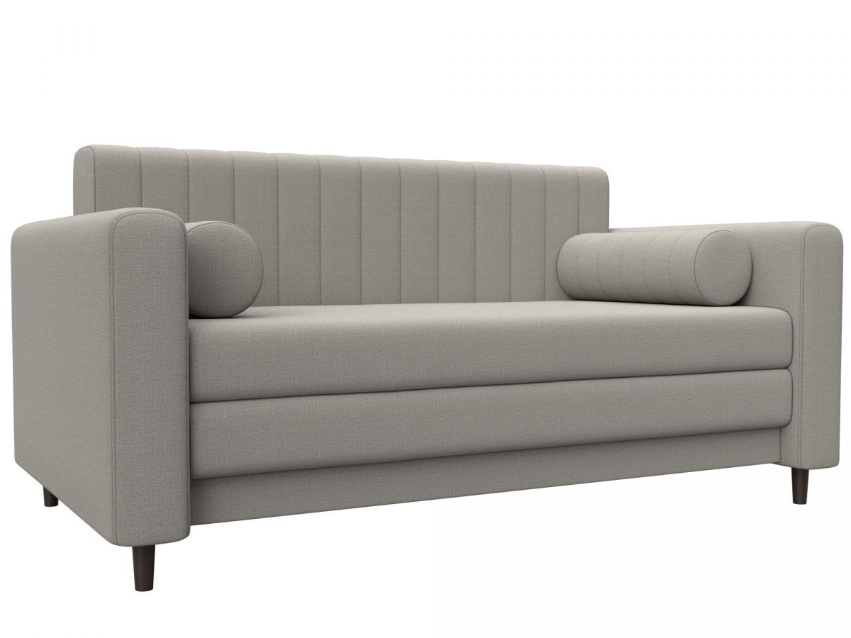 129645 Диван прямой Лига-070 | рогожка | амур 02 бежевый