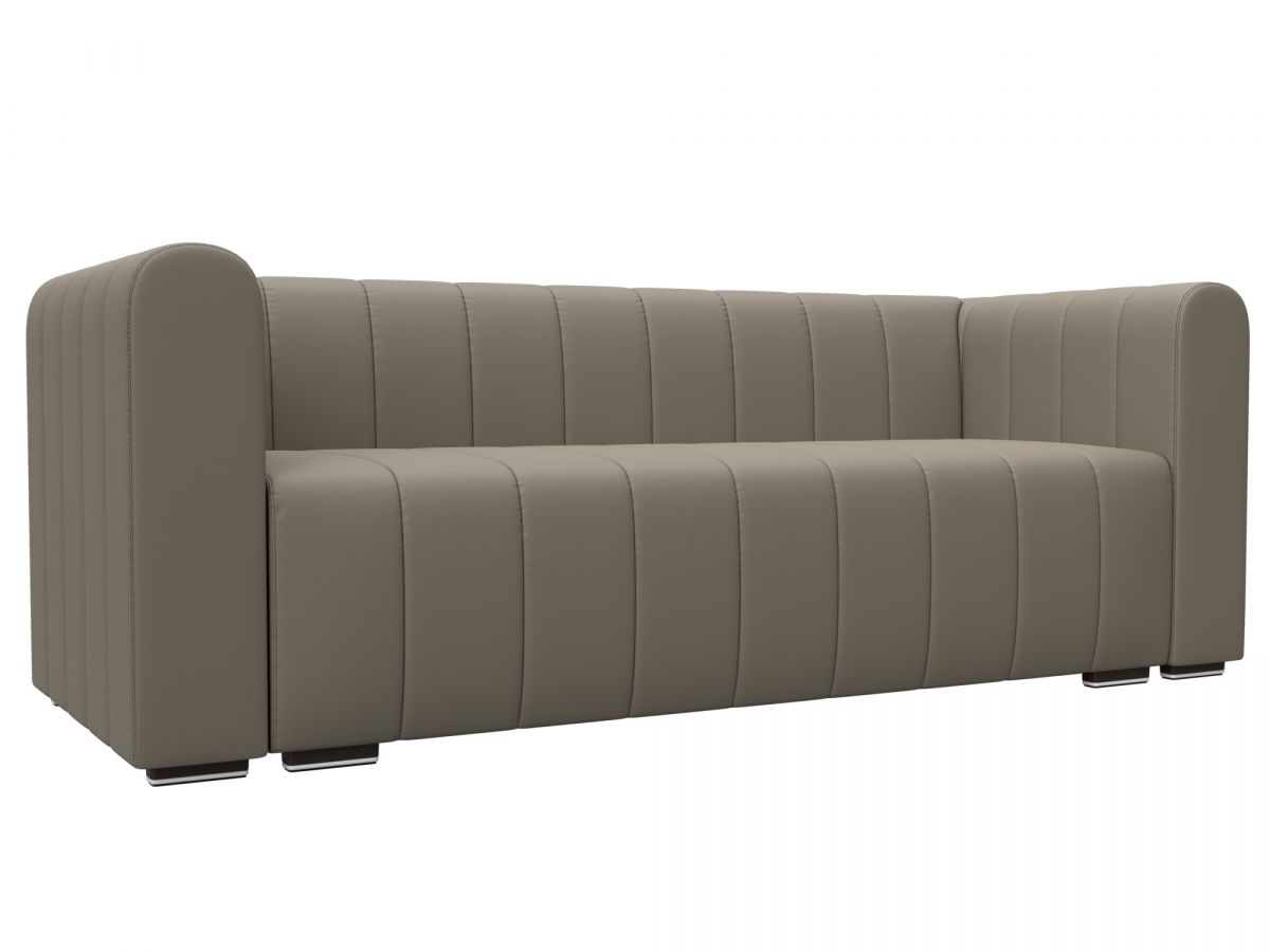 129990 Диван прямой Лига-073 | экокожа | grifon 04 бежевый