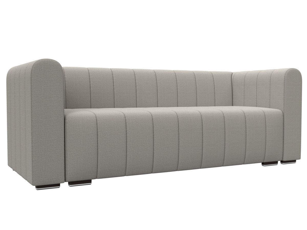 129980 Диван прямой Лига-073 | рогожка | амур 02 бежевый