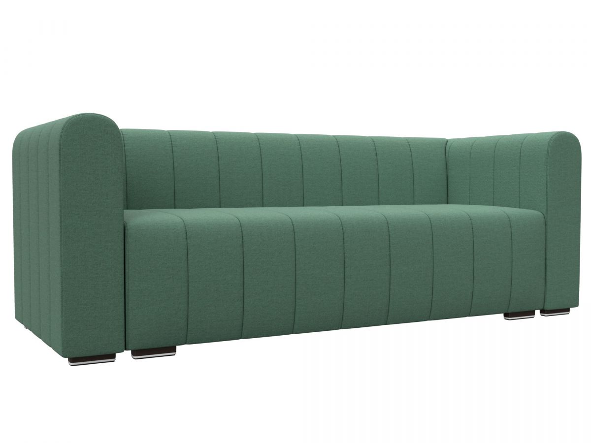 129984 Диван прямой Лига-073 | рогожка | амур 11 зеленый