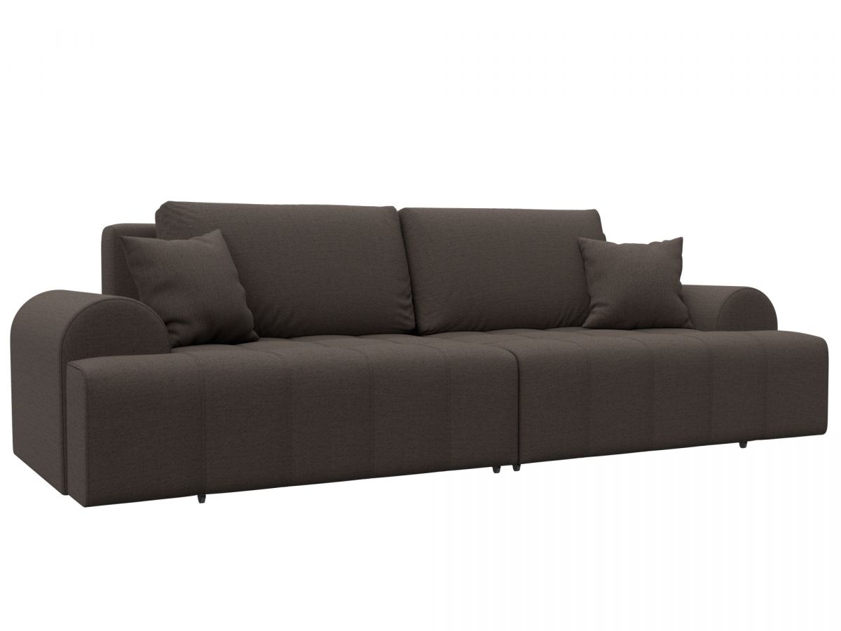 131110 Диван прямой Лига-080 | рогожка | рогожка амур 05 коричневый