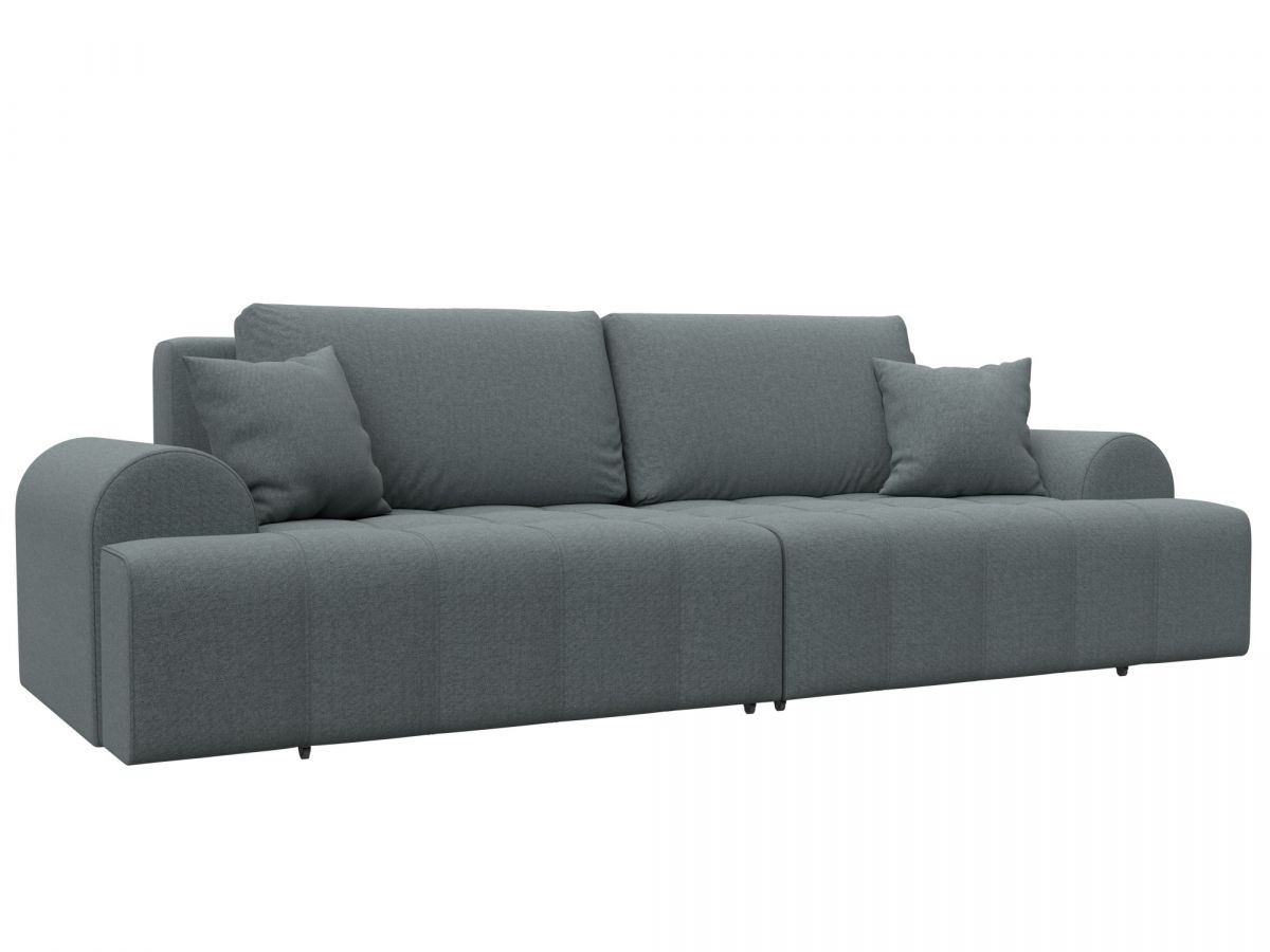 131111 Диван прямой Лига-080 | рогожка | рогожка амур 07 серый